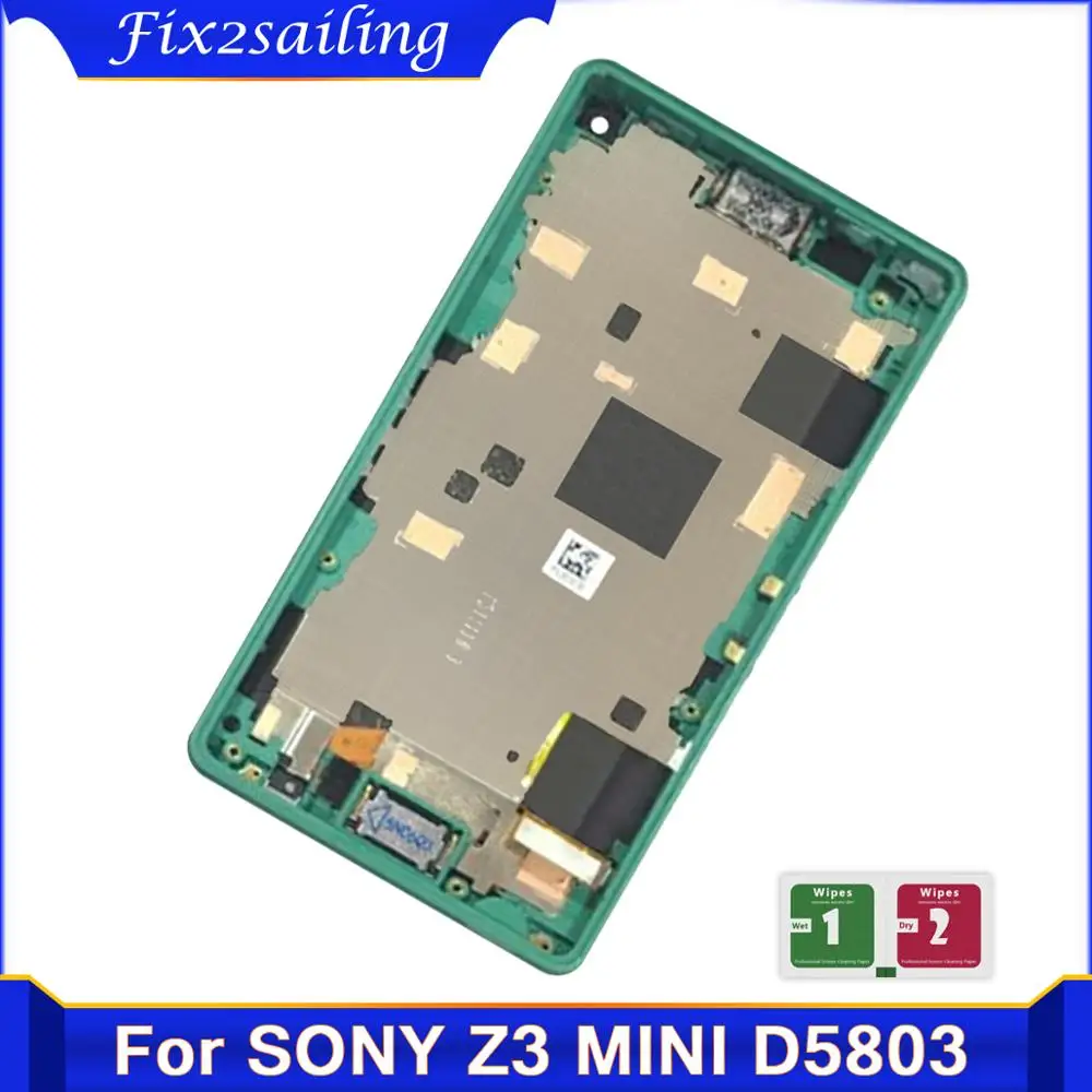 4 6 дюйма для Sony Xperia Z3 Mini Compact D5803 D5833 ЖК-дисплей сенсорный экран с рамкой дигитайзер