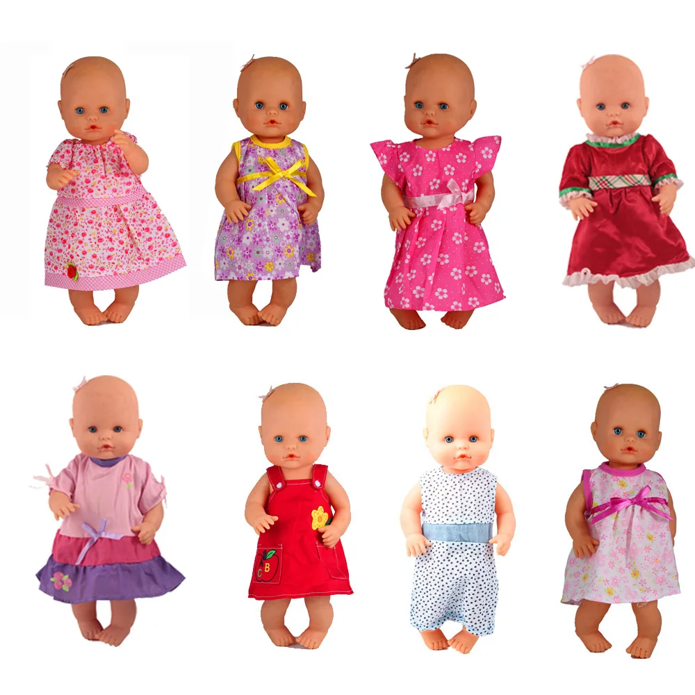 Кукольная одежда 12 видов стилей модные платья размер 33 35 см кукла Nenuco y su Hermanita
