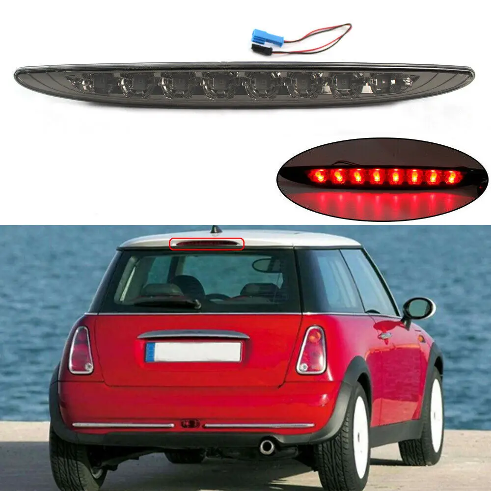 Дымчатый объектив для 02-06 Mini Cooper R50 R53 светодиодный задний третий стоп светильник