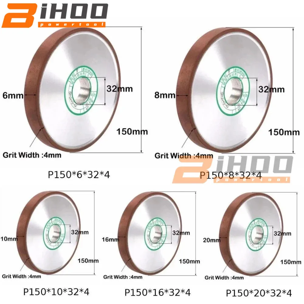 Алмазный шлифовальный круг 100 мм/125 мм/150 мм параллельный диск для мельницы