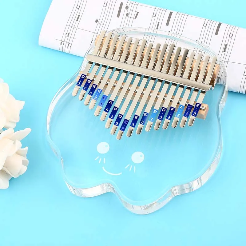 Kalimba большой палец пианино 17 клавиш Африканский музыкальный инструмент