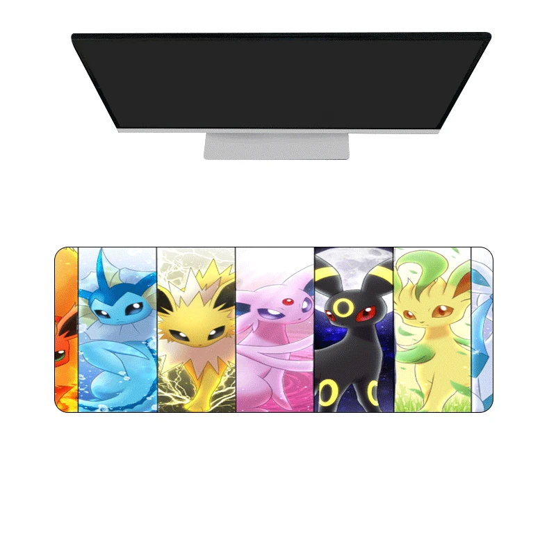 

Pokemon Office computer mouse pad HD Pokémon pattern Product synthetic rubber and cloth have a pleasant workday