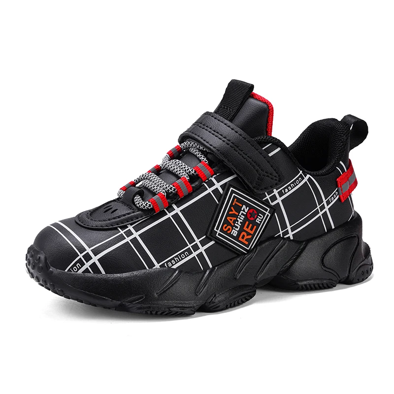 Zapatillas deportivas antideslizantes para ni&ntilde;o y ni&ntilde;a, deportivas informales de EVA, fondo suave, botines para correr al aire libre, suministros de actividades-5
