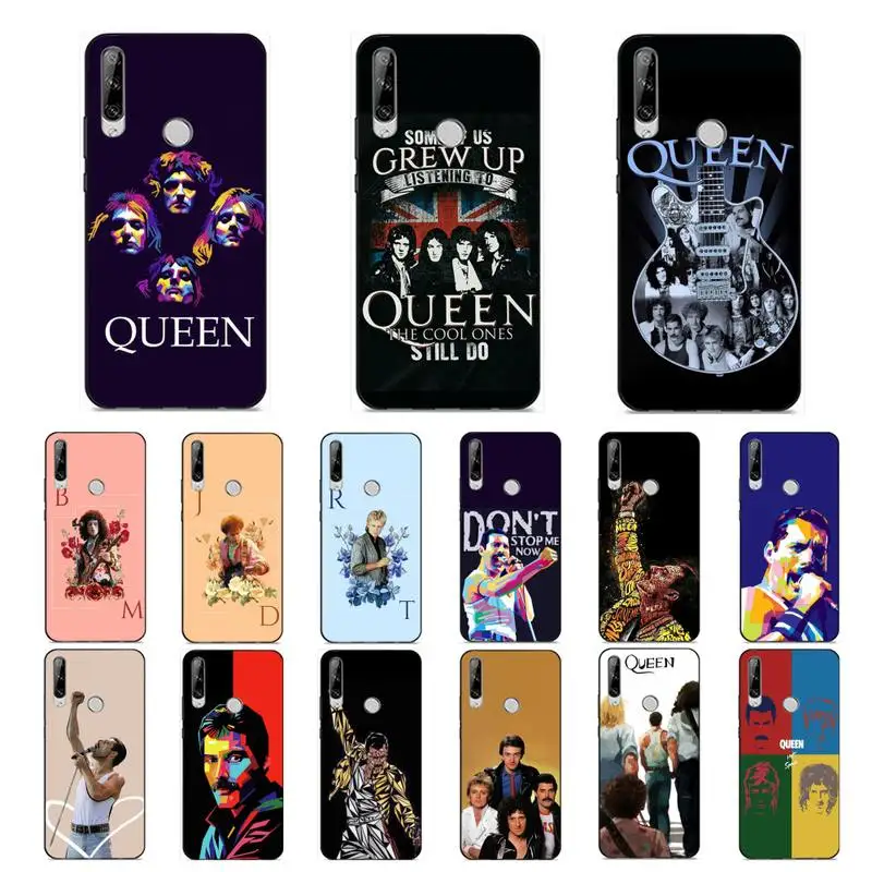 

MaiYaCa Freddie Mercury Queen Band Phone Case for Huawei Y 6 9 7 5 8s prime 2019 2018 enjoy 7 plus
