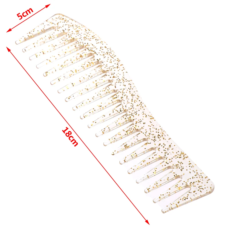 1 шт широкий зуб акулы расческа для вьющихся волос парикмахерские Массажная