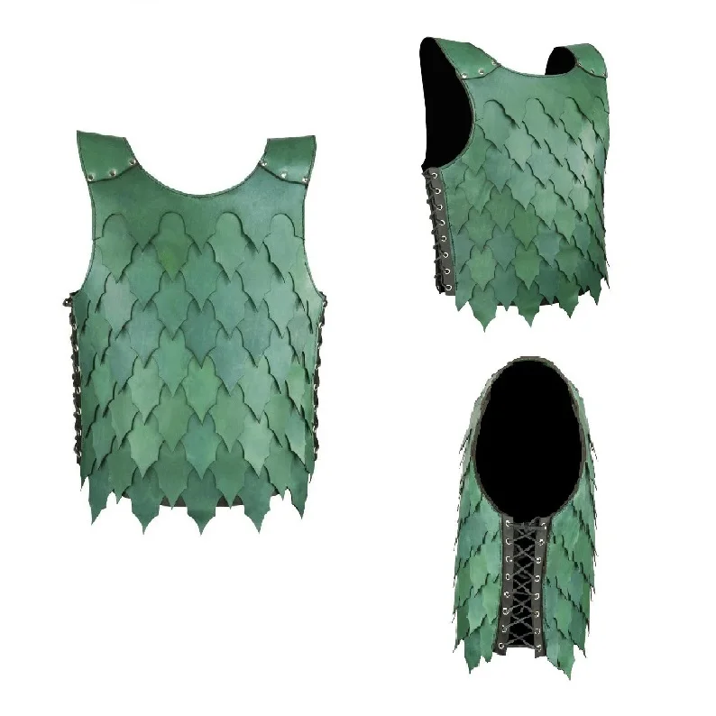 Средневековый викингов воин Гладиатор Самурай боевой рыцарь паулдроны Броня на