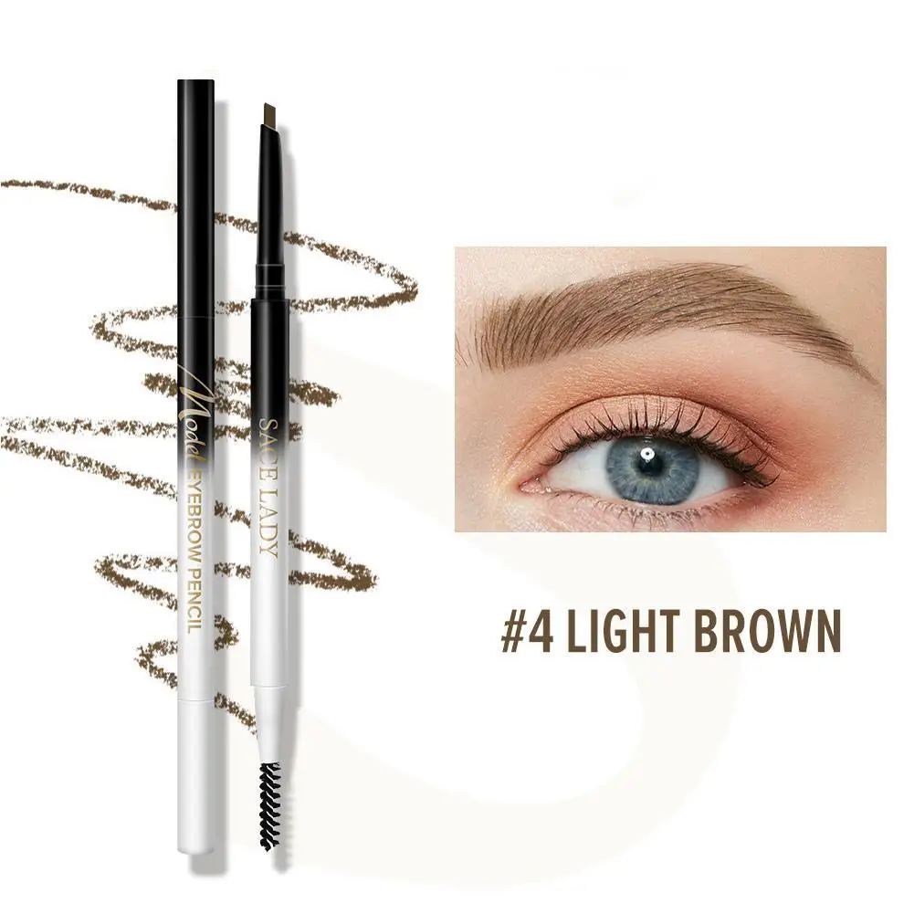 

Ultra Fine Triangle Eyebrow Pencil Precise Brow Definer Long Lasting Waterproof Blonde Brown Eye Brow Makeup 4 Colors