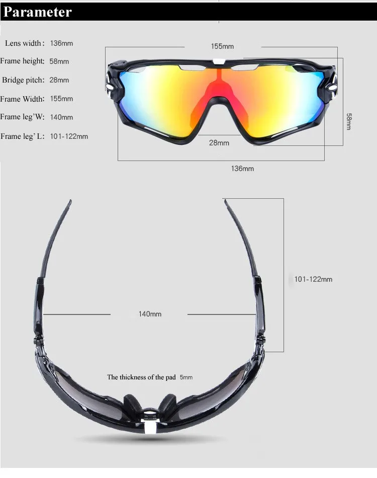 

Polarized Cycling Sports Glasses Road Cycling Sunglasses Men Women Photochromic Outdoor Bicycle Glasses Wholesale
