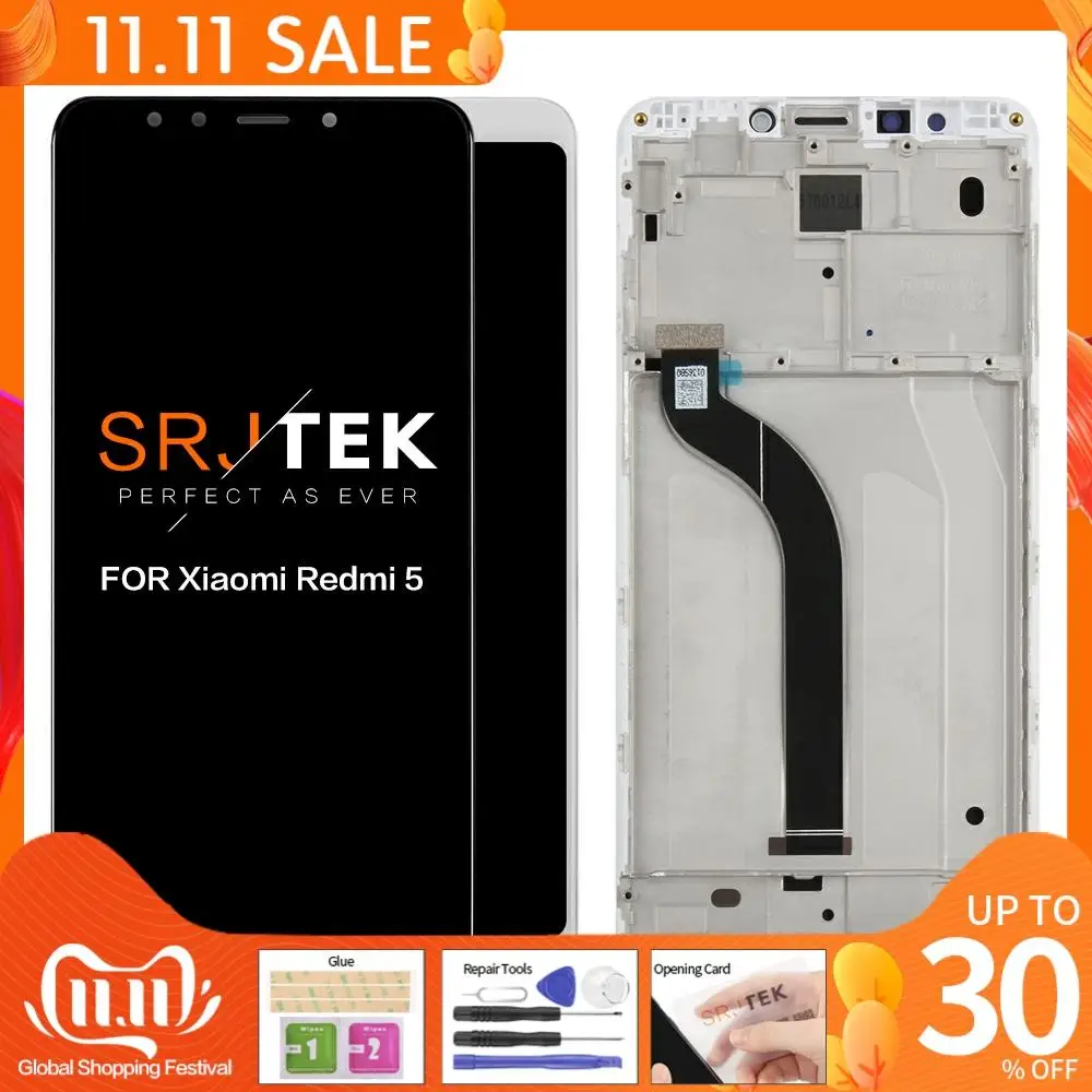 Оригинальный ЖК дисплей 5 7 дюйма для Xiaomi Redmi сенсорный экран с рамкой дигитайзер в