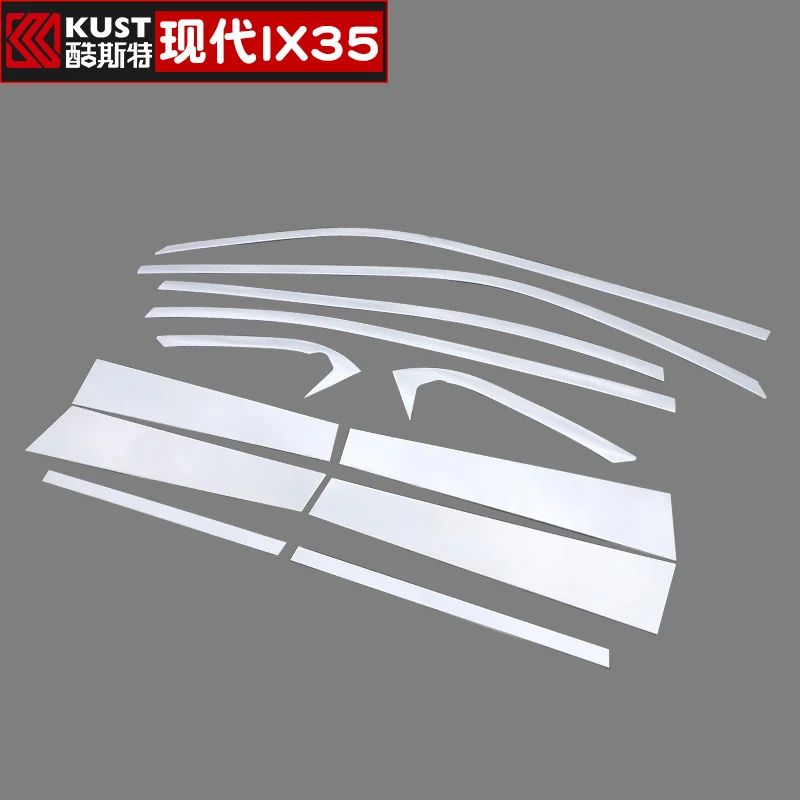 

For Hyundai IX35 2018 2019 High-quality stainless steel Strips Car Window Trim Decoration Accessories Car styling Car-covers