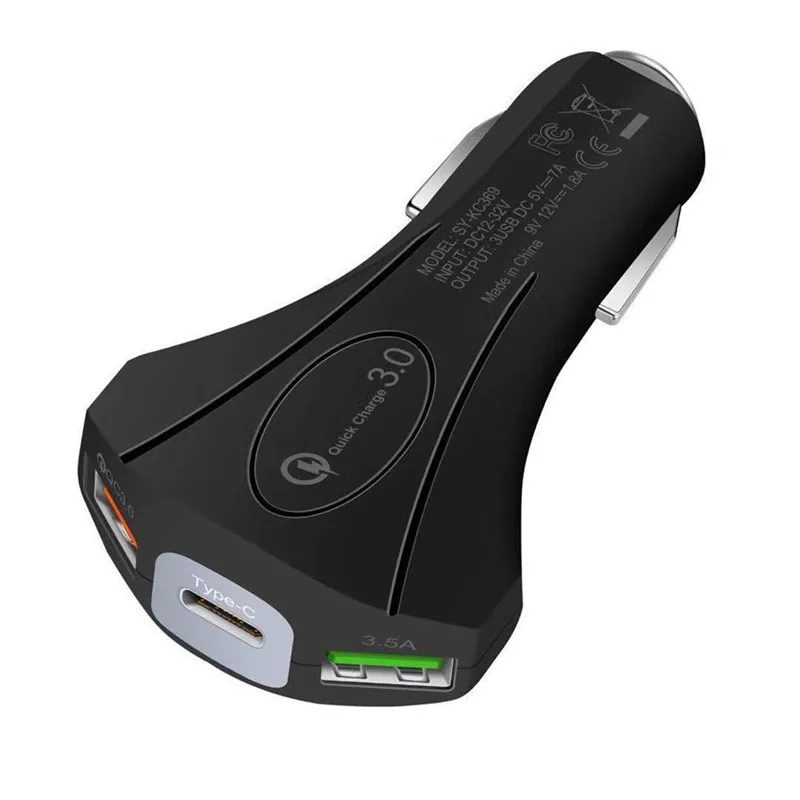 

Автомобильное зарядное устройство с двумя USB-портами, 5 В, 200 А