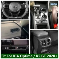 steering wheel gear shift box window lift headlamp switch button cover trim interior for kia optima k5 gt 2020 2022