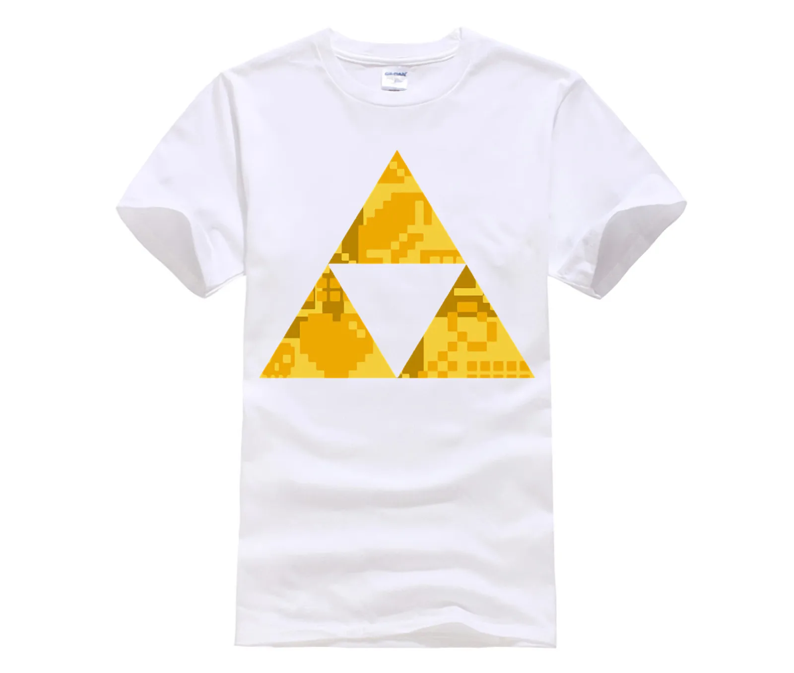 Горячая Мужская забавная Повседневная печать для мужчин Triforce Хлопок Мода 2019