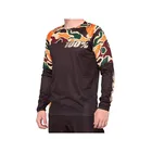 Мужская рубашка с длинным рукавом, для горного велосипеда, из 100% полиэстера