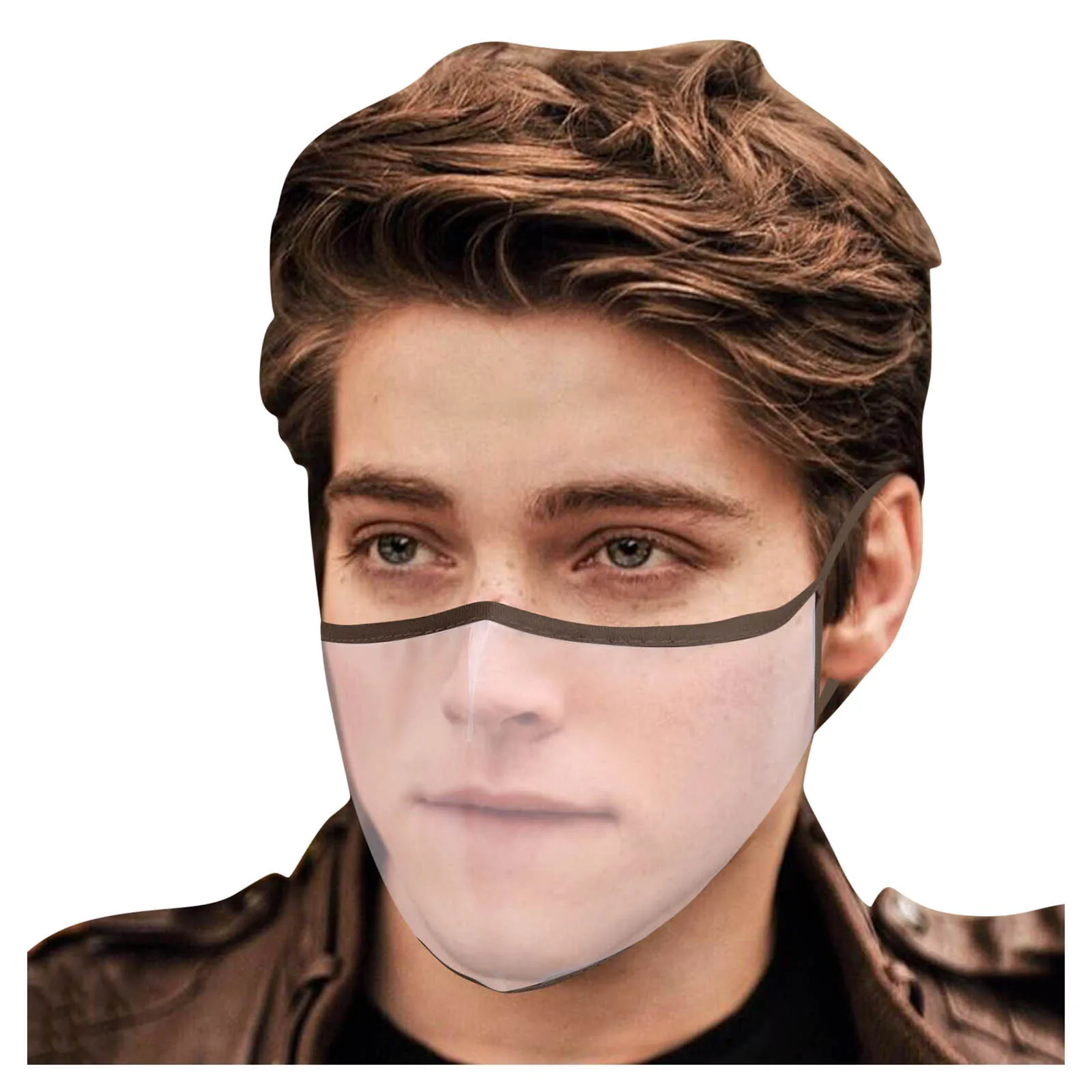 

Adult Mouth Mask With Clear Window Visible Transparent Mouth Face Shield Unisex Protection Mask For Face Fashion Masken Waschbar