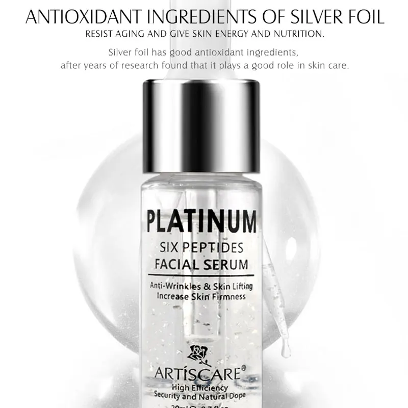 ARTISCARE Platinum Six сыворотка с пептидами 20 мл Сыворотка для лица гиалуроновой кислотой