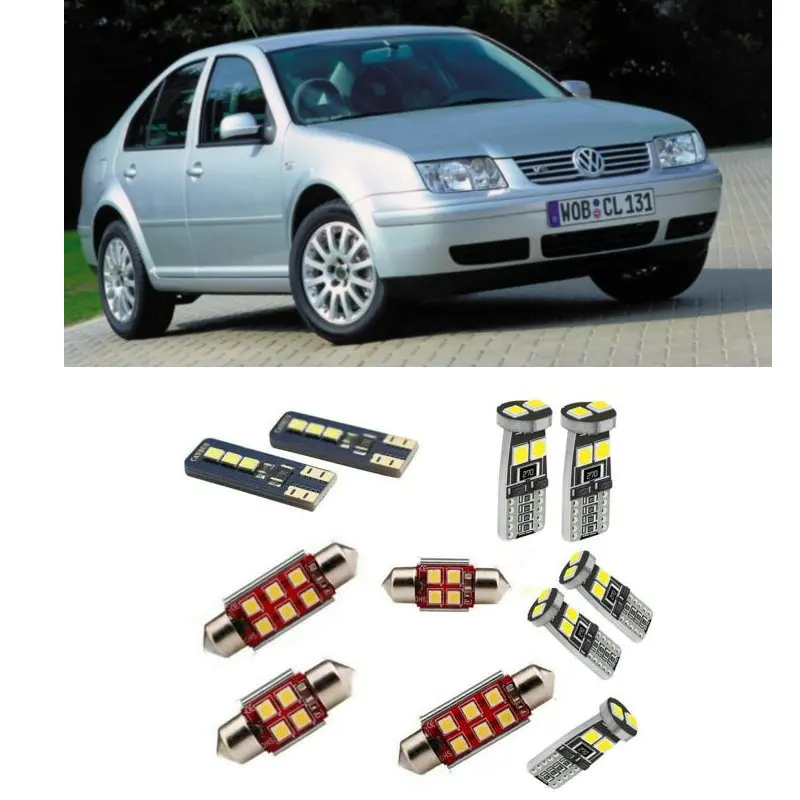 

Автомобильные аксессуары, аксессуары для Volkswagen VW Bora 1998-2005, без ошибок, белый, 6000K, суперъяркий