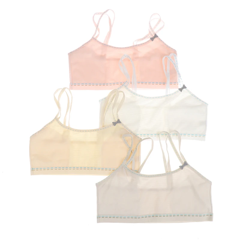 

Girls Training Bras Kids Soft Underwear Girls Accessories Breathable Children Bras for Teen Girl 12 to 15y