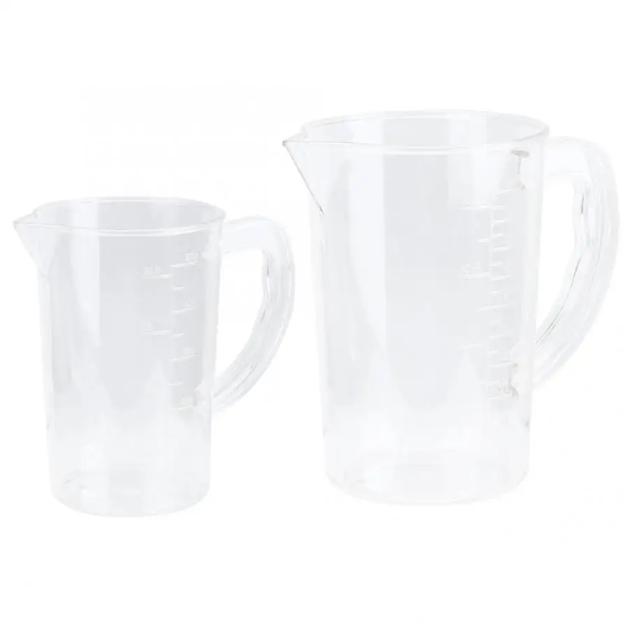 Мерный стакан акриловые мерный стаканчик кувшин прозрачный ясным масштабом