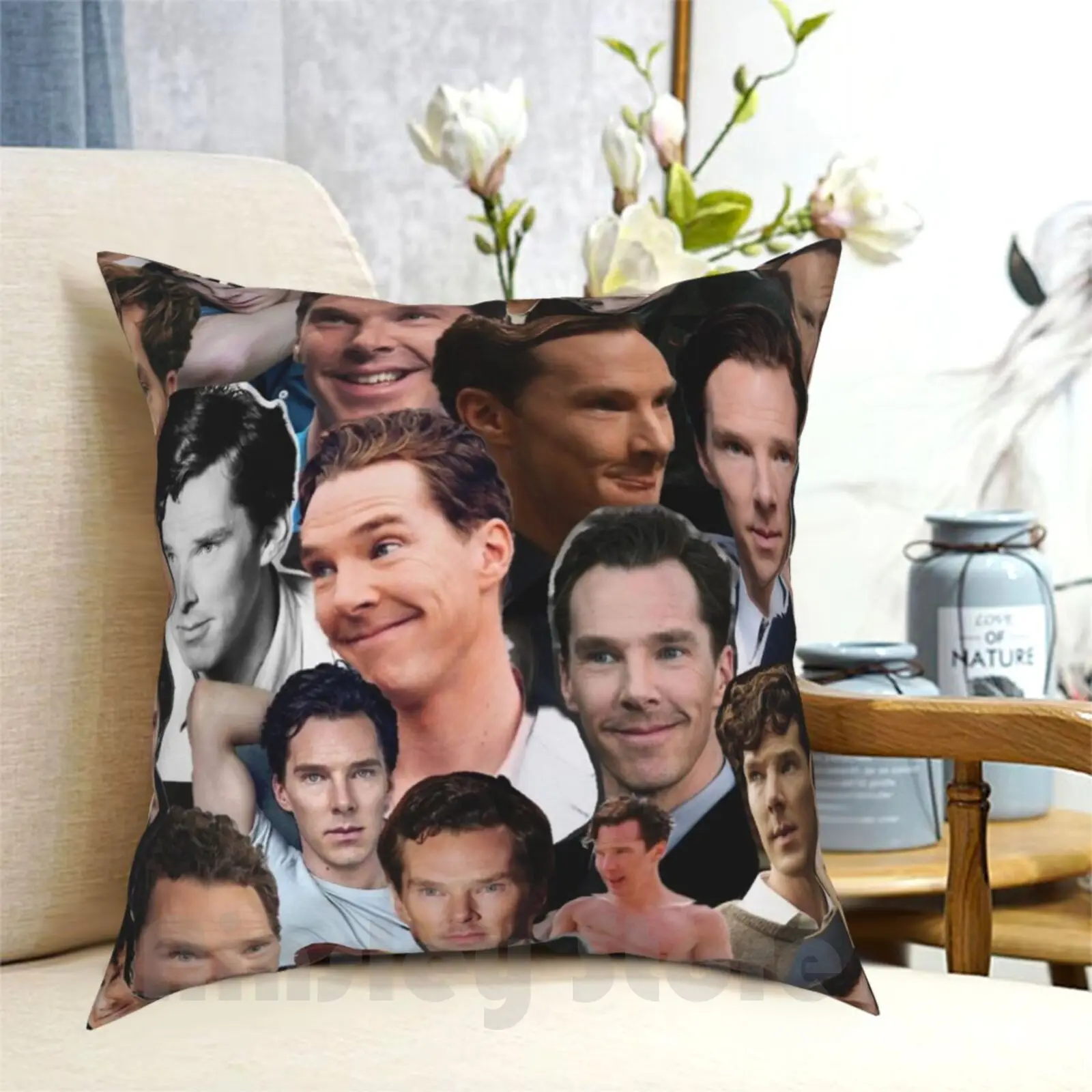 Бенедикт камбербэтч коллаж Подушка Чехол с принтом домашняя мягкая подушка DIY крышка Бенедикт камбербэтч - Лучшие товары для фанатов Камбербэтча