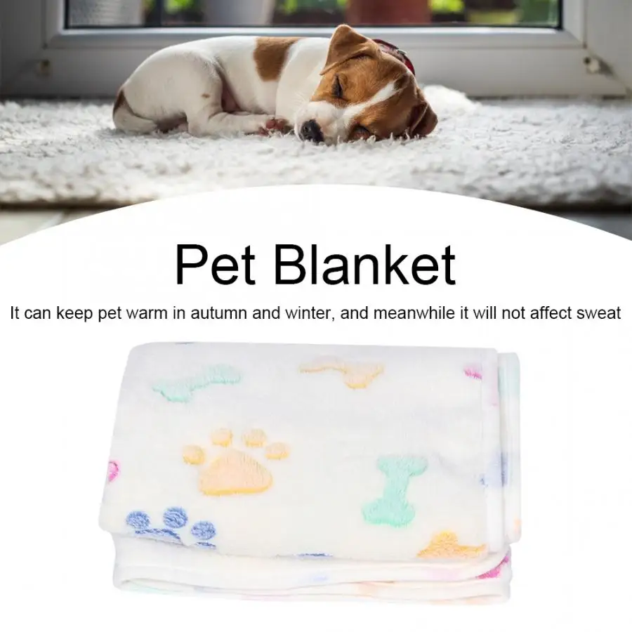 Одеяло для собак теплый коврик кошек осенне-зимняя подушка кровати одеяло