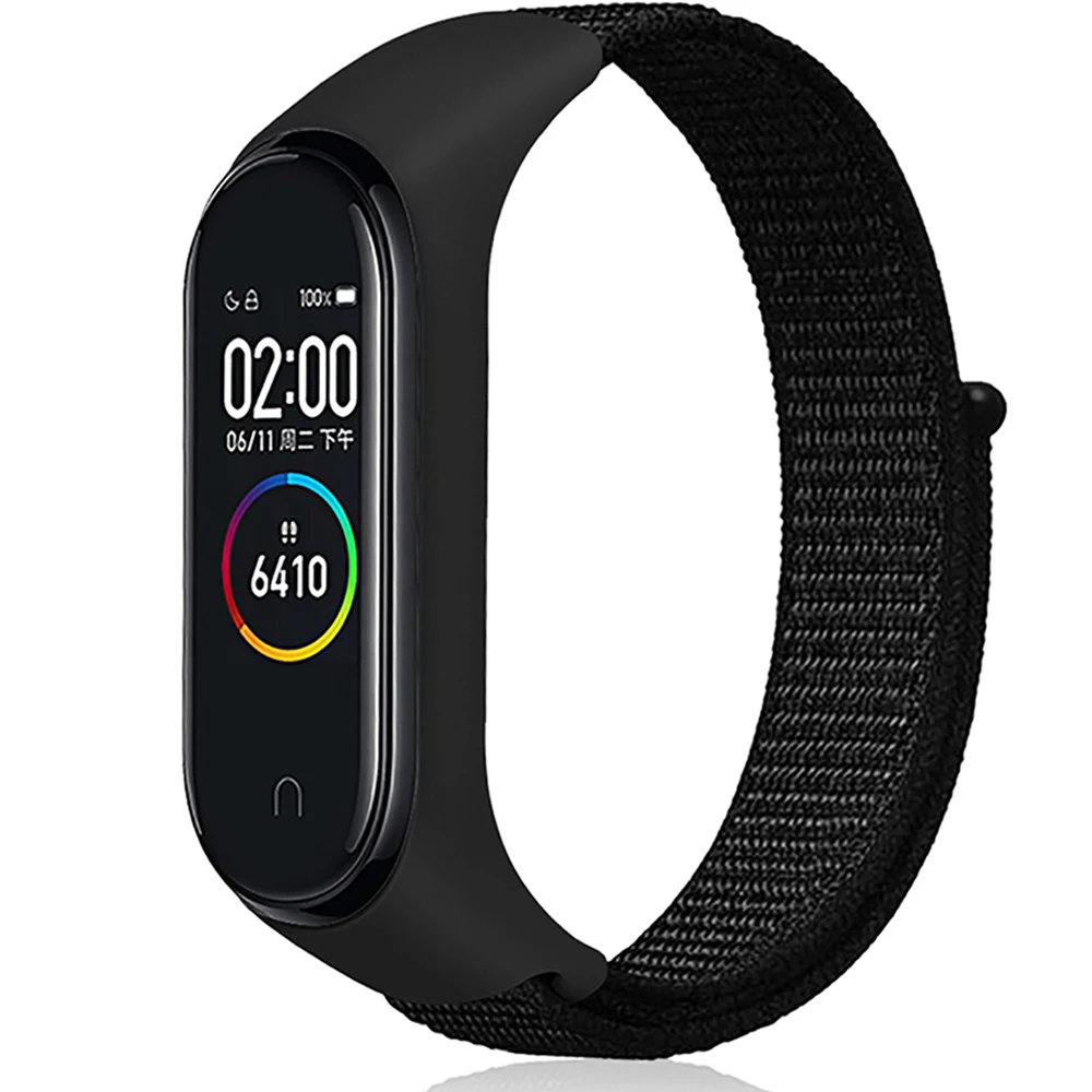 Нейлоновый ремешок-петля для Xiaomi mi Band 4 3, умный сменный Браслет, спортивные аксессуары для mi band 4 3 Globa NFC mi 4 3