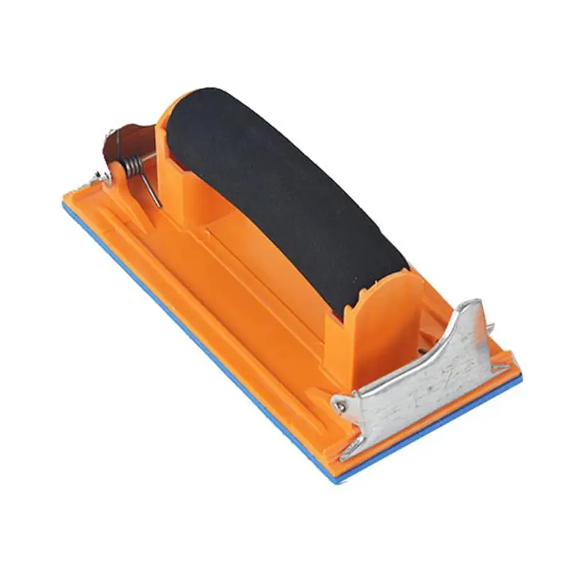 

Hand Sander with Handle Portable Lightweight Hand Sanding Block Manual Sandpaper Holder for Wood Drywall Metal Polishing
