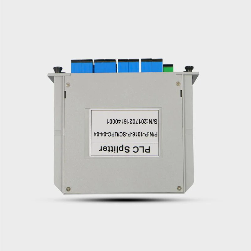 Fiber Optic PLC Splitter 1x16 Fiber Optical Box FTTH PLC Splitter box with SC Planar waveguide type Optical Splitter