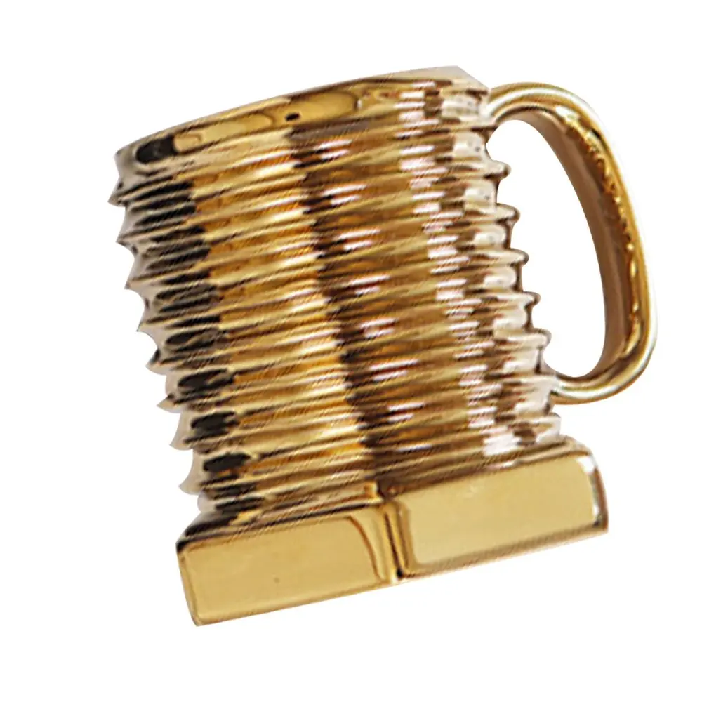 Керамическая кружка с винтовым узором креативная Подарочная для кофе чашка