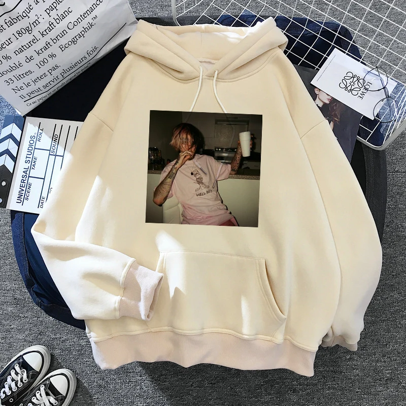 

Толстовка с капюшоном для мужчин и женщин, Lil Peep Hell Boy Cry Baby, пуловер, свитшот, Lil peep