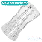 Sourcion Мужской самолет чашка минет мастурбация прозрачная Вагина киска Мужской мастурбатор секс-игрушки для мужчин товары для взрослых