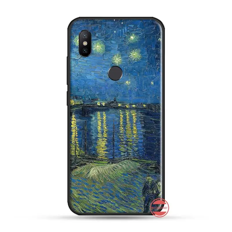 Милый чехол для телефона в стиле ретро Ван Гога с подсолнухами Xiaomi Redmi 4x5 plus 6A 7 7A 8