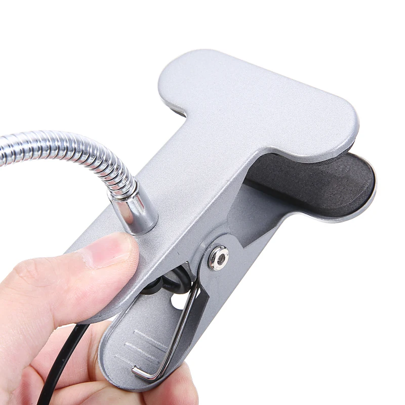 Светодиодная лампа с зажимом для чтения USB Гибкая Настольная книг офисный