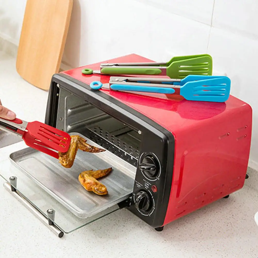 Щипцы для кухонной утвари из нержавеющей стали с ручкой зажим барбекю мяса