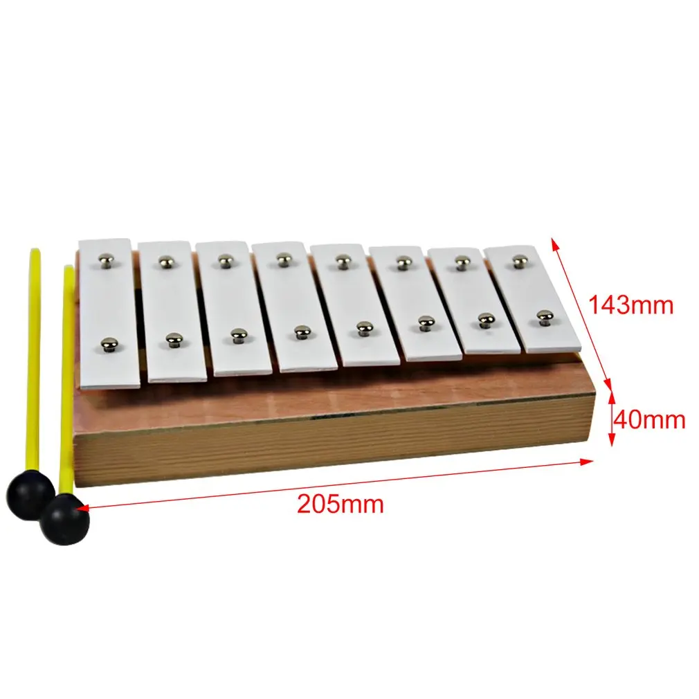 

TL8A Musical Teaching Aid Children Kids 8 Notes Wooden Xylophone Early Childhood Wisdom Juguetes Music Instrument