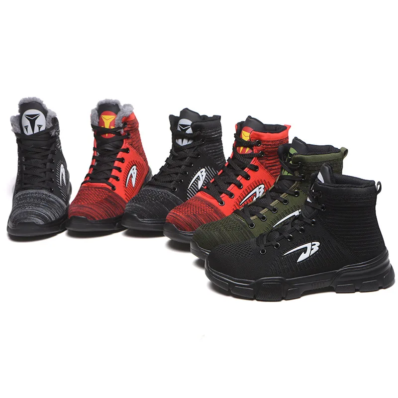 

NGNVIYEWB Men's Indestructible Steel Head Hat Shoes Safety Work Boots Shoes All Season Work Boots Safety Work Shoes Large 48