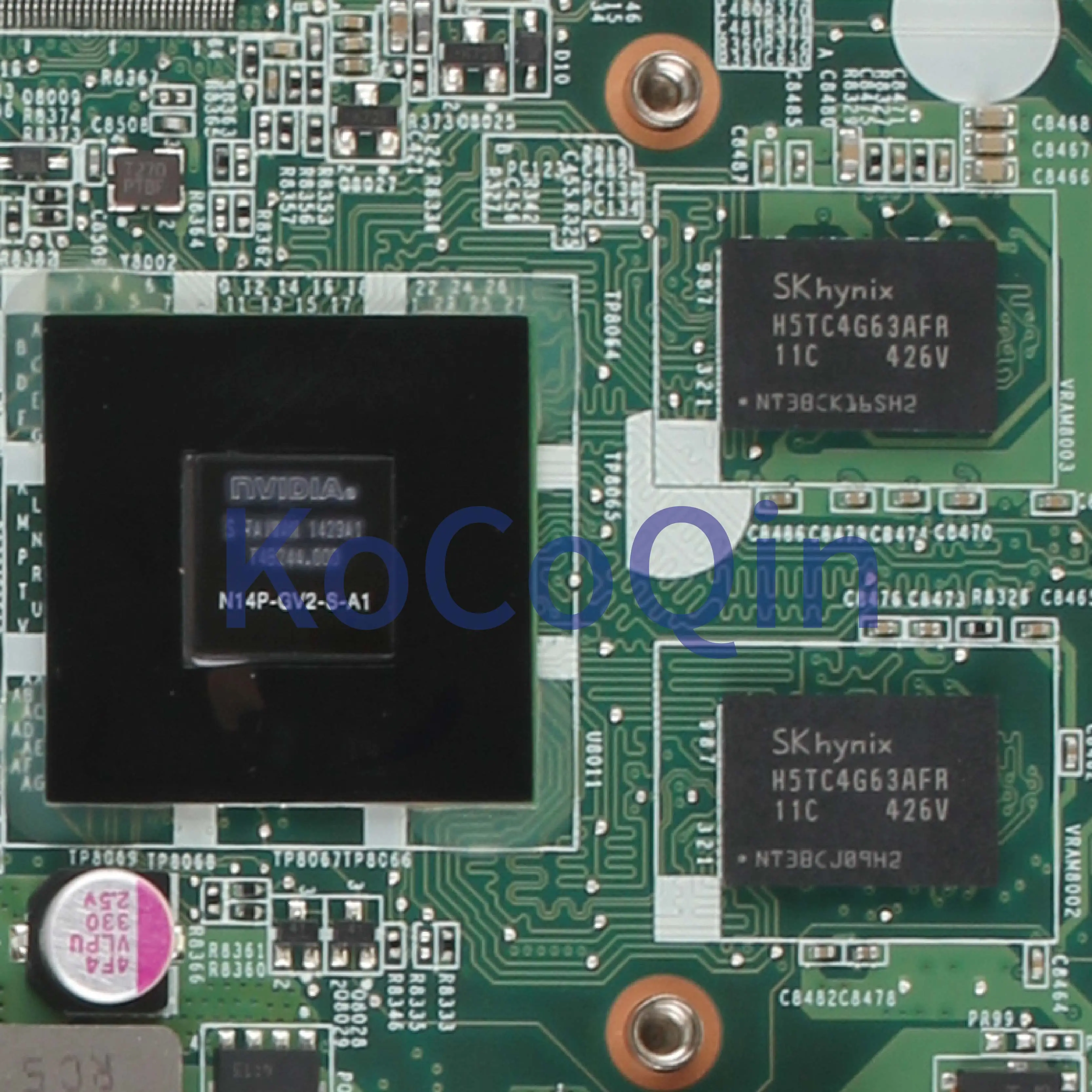 KoCoQin материнская плата для ноутбука hp Pavilion 14-N Core I5-4200U материнская плата DA0U82MB6D0 SR170 N14P-GV2-S-A1 2G