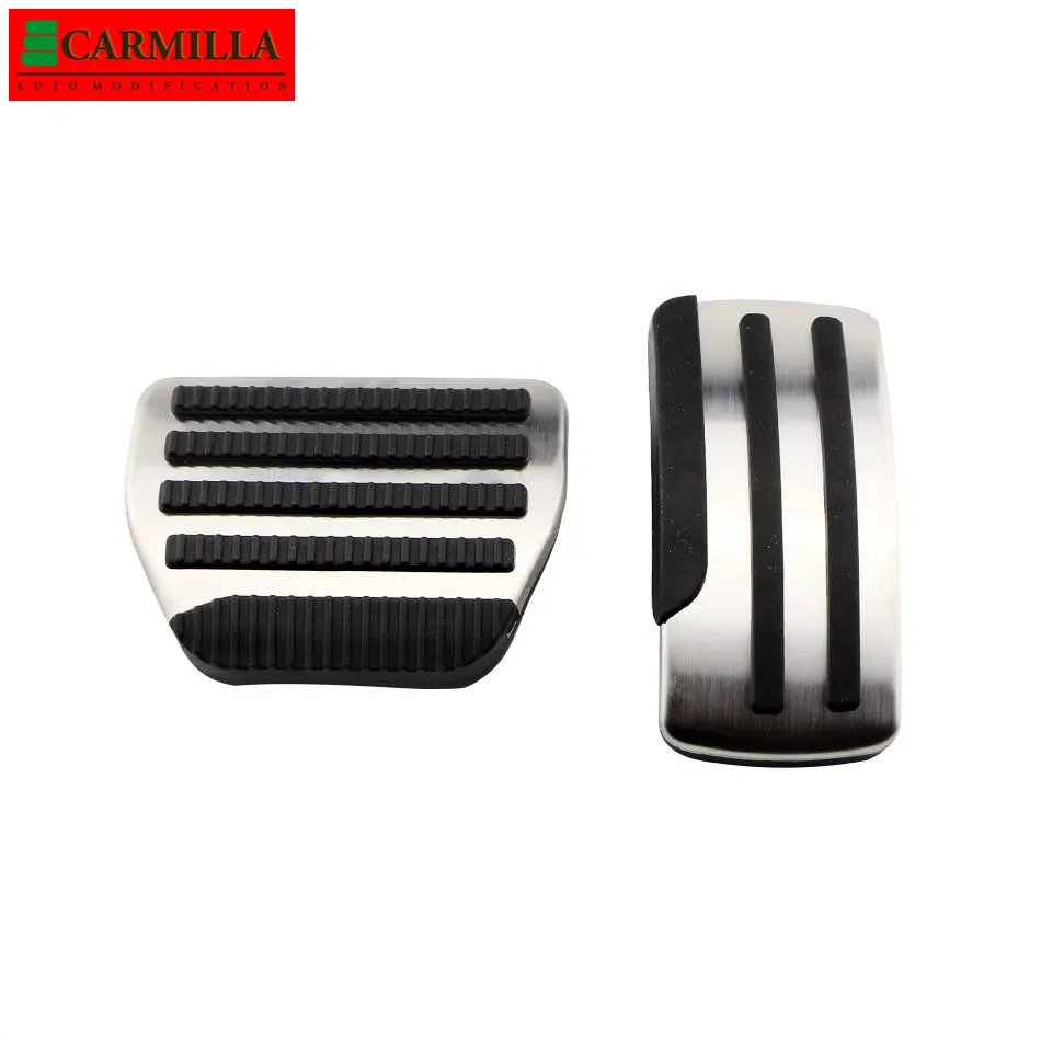 Защитная крышка для педали автомобиля Carmilla из нержавеющей стали AT MT Nissan Rouge 2009 2010