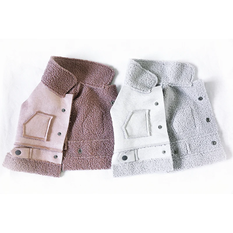 Горячая Распродажа зимнее пальто для собак теплый шерстяной жилет щенков