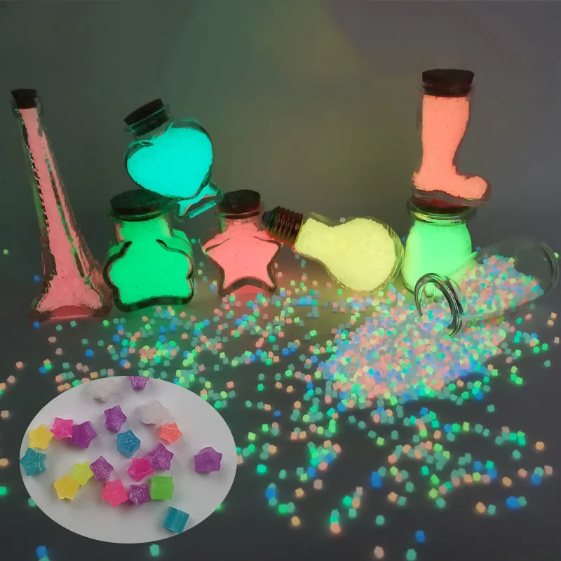 Вечеривечерние флуоресцентные светящиеся частицы светящийся пигмент яркий