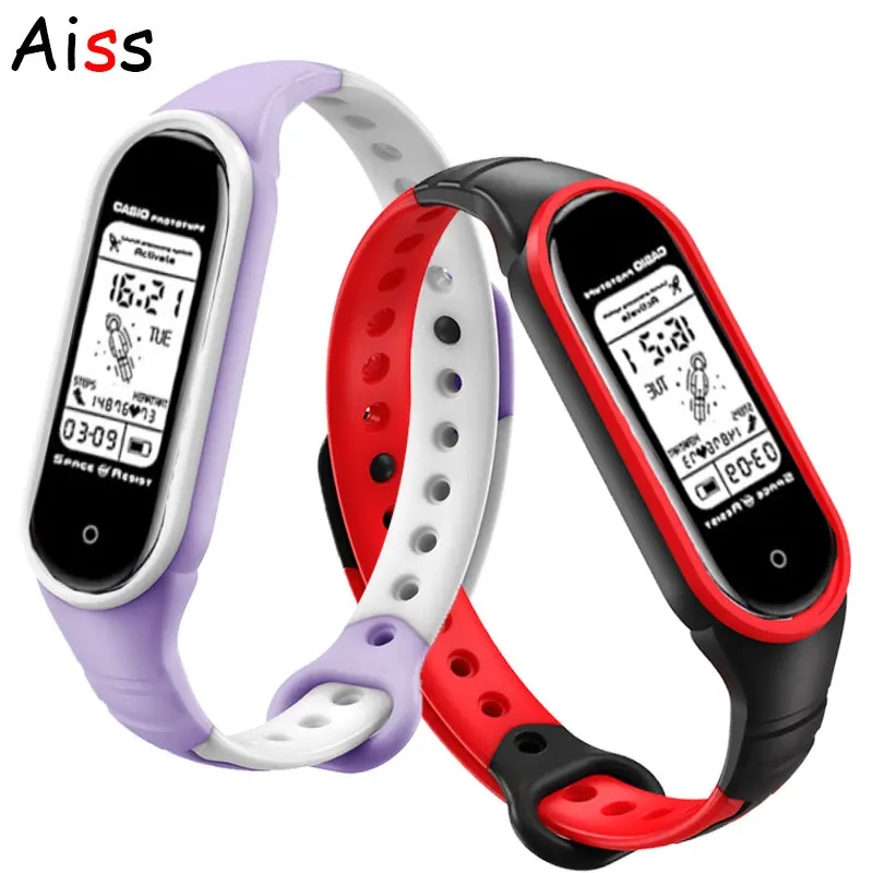 

Two-Tone Slim Silicone Wristband For Xiaomi Mi Band 4 Strap Miband 6 5 4 3 Belt Bracelet Correa Mi Band 4 Strap Mi Band 6 5 4 3