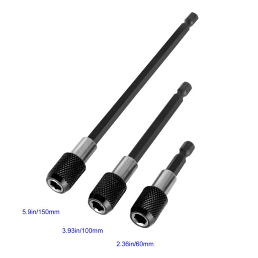 

105 Right Angle Drill Adapter Flexible Shaft Extension Hex Shank Socket 1/4" Set Ordinary Impact Screwdrivers