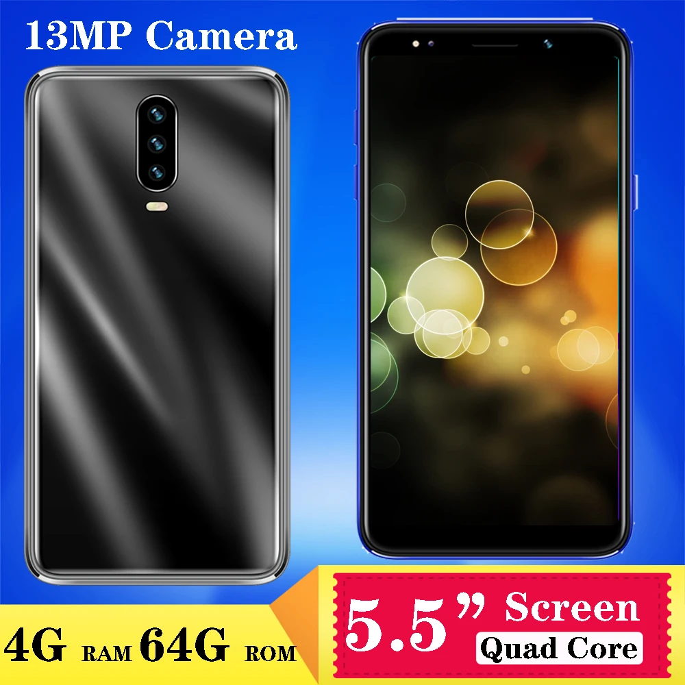 P40 Pro смартфон с четырёхъядерным процессором ОЗУ 4 Гб ПЗУ 64 ГБ 13 МП android 3G|Смартфоны|