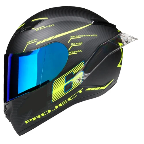 1 X анфас мотоциклетный шлем(не настоящее углеродное волокно) Casco De Moto DOT Сертифицированный Capacete Гонки Мотокросс по бездорожью - Цвет: 1