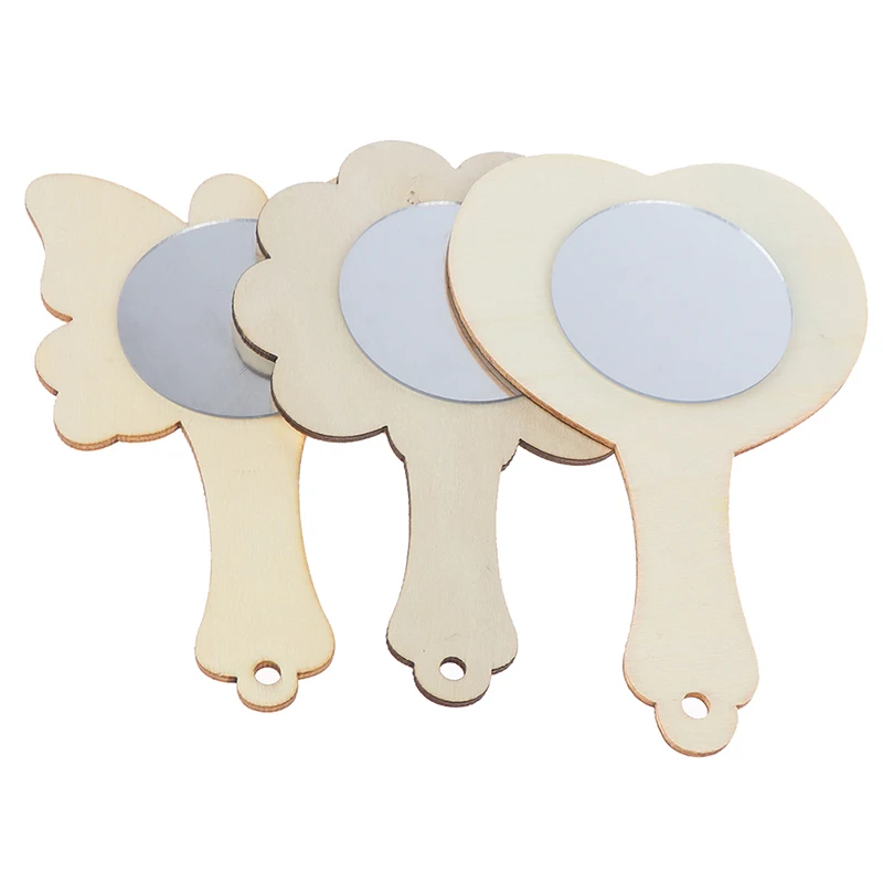 1 шт. зеркальная картина из белого дерева|Юный художник| |