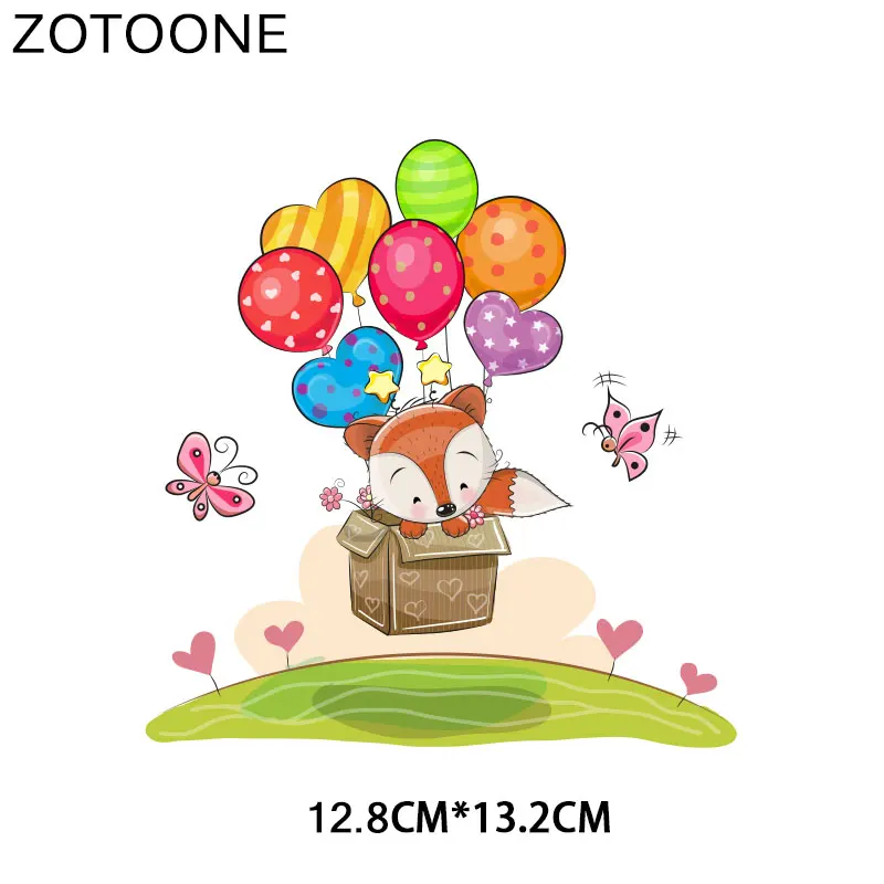 ZT1568 ZOTOONE Мультяшные наклейки с животными для железной передачи одежды DIY аксессуары футболки Платья моющиеся теплопередачи H - Цвет: ZT1568