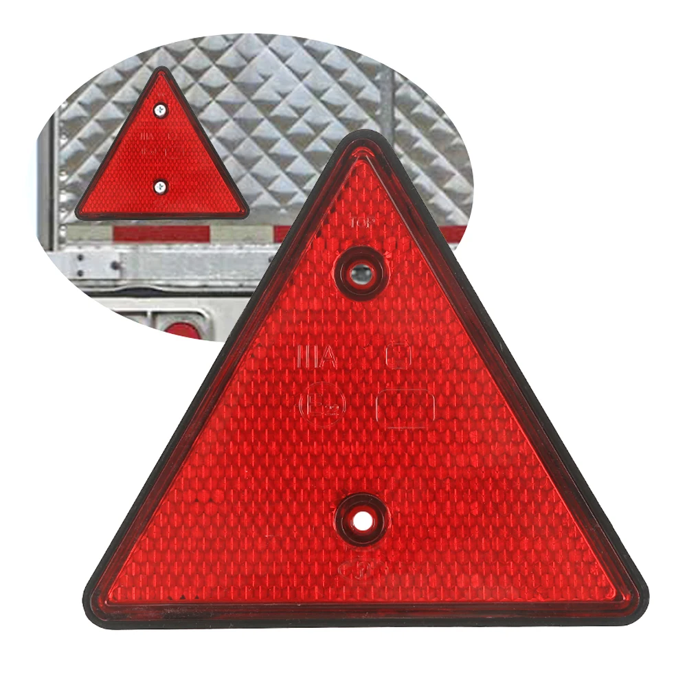 Красные задние отражатели треугольные светоотражающие элементы безопасности