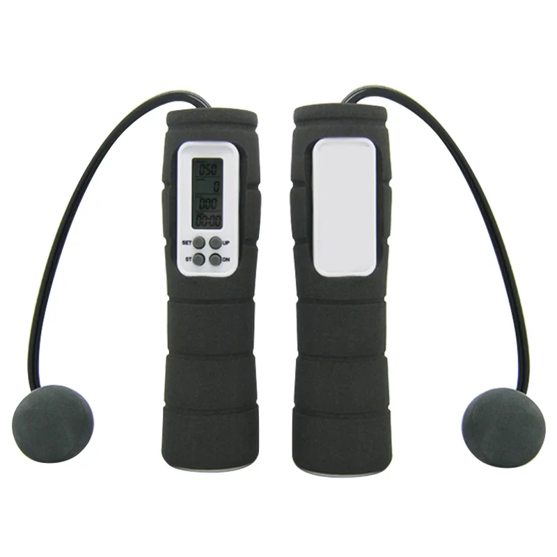 

Digital Wireless Cordless Skipping Jumping Rope Calorie Counter Fitness B2Cshop