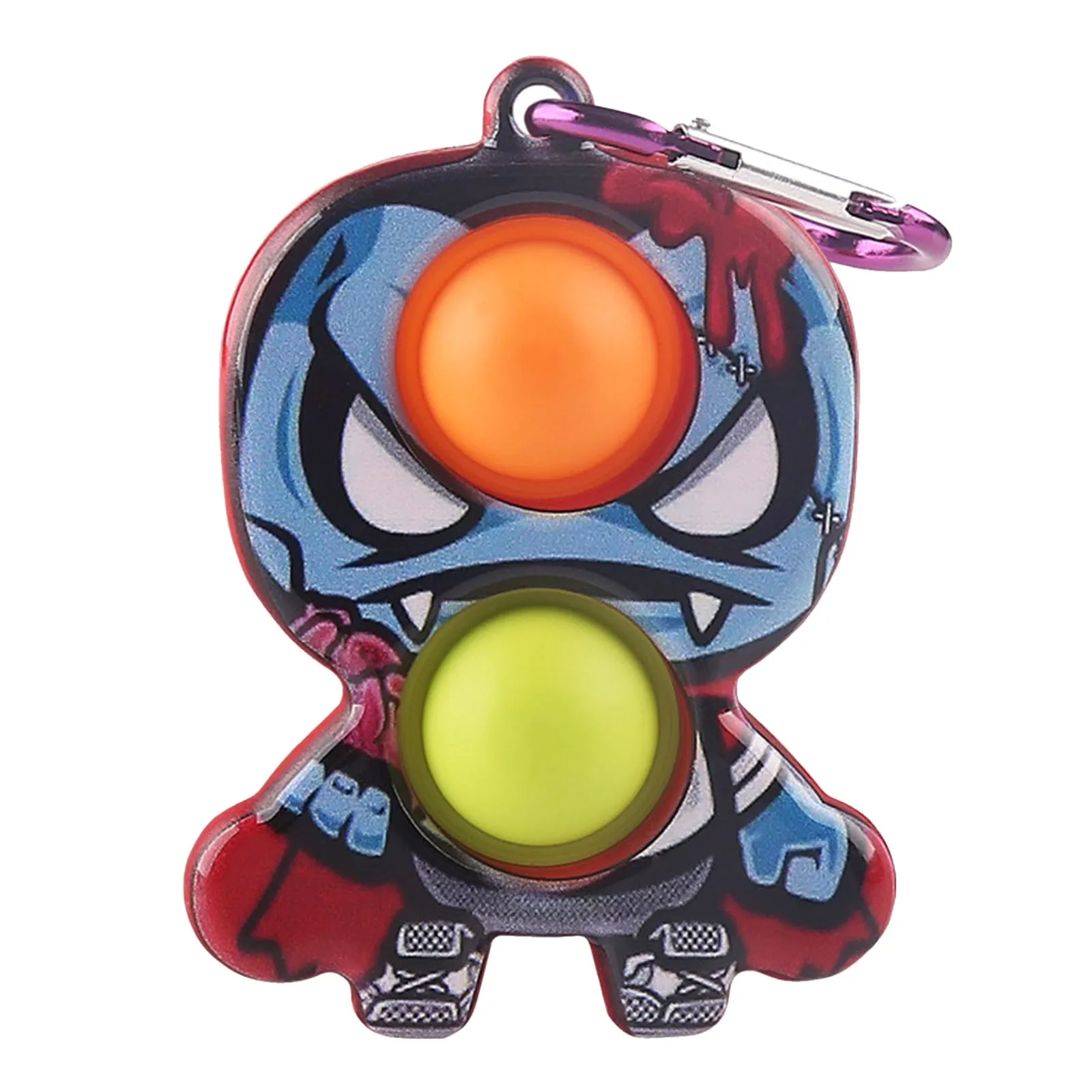 Хэллоуин пузырь на палец музыкальный Маленький Дьявол брелок декомпрессионная