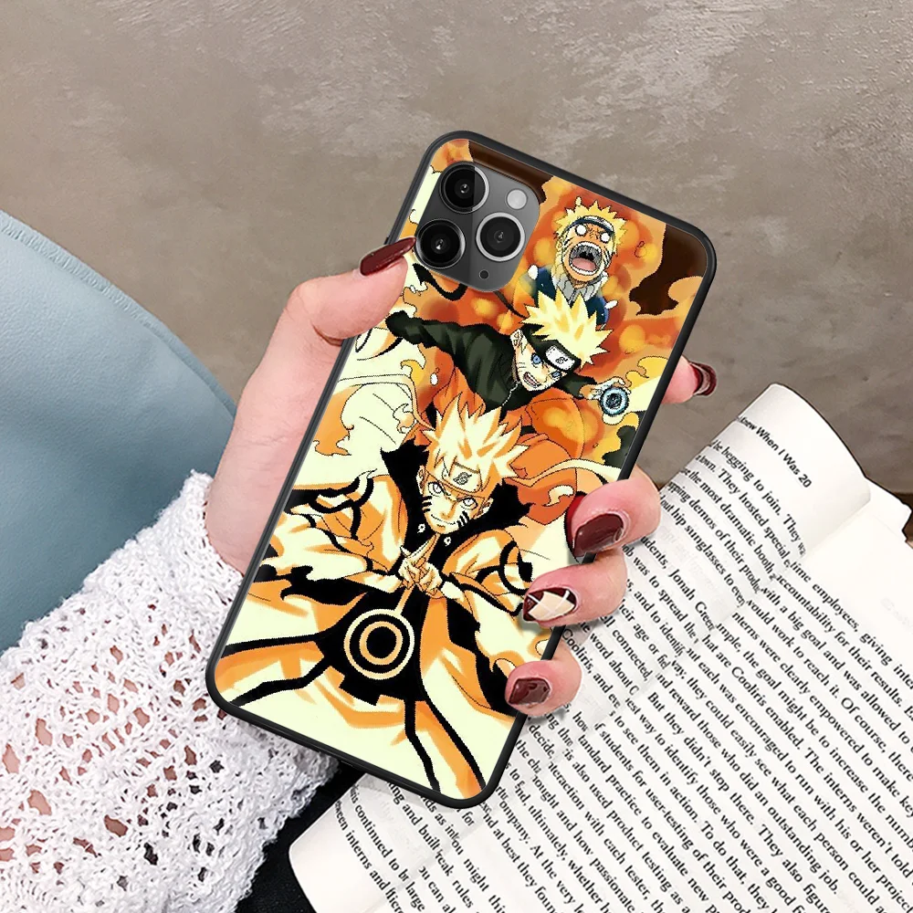 

Anime Naruto Sasuke Uzumaki Phone Case For IPhone 5 5S SE 5C 6 6S 7 8 Plus X XS XR 11 12 Mini Pro Max 2020 black Cover Silicone
